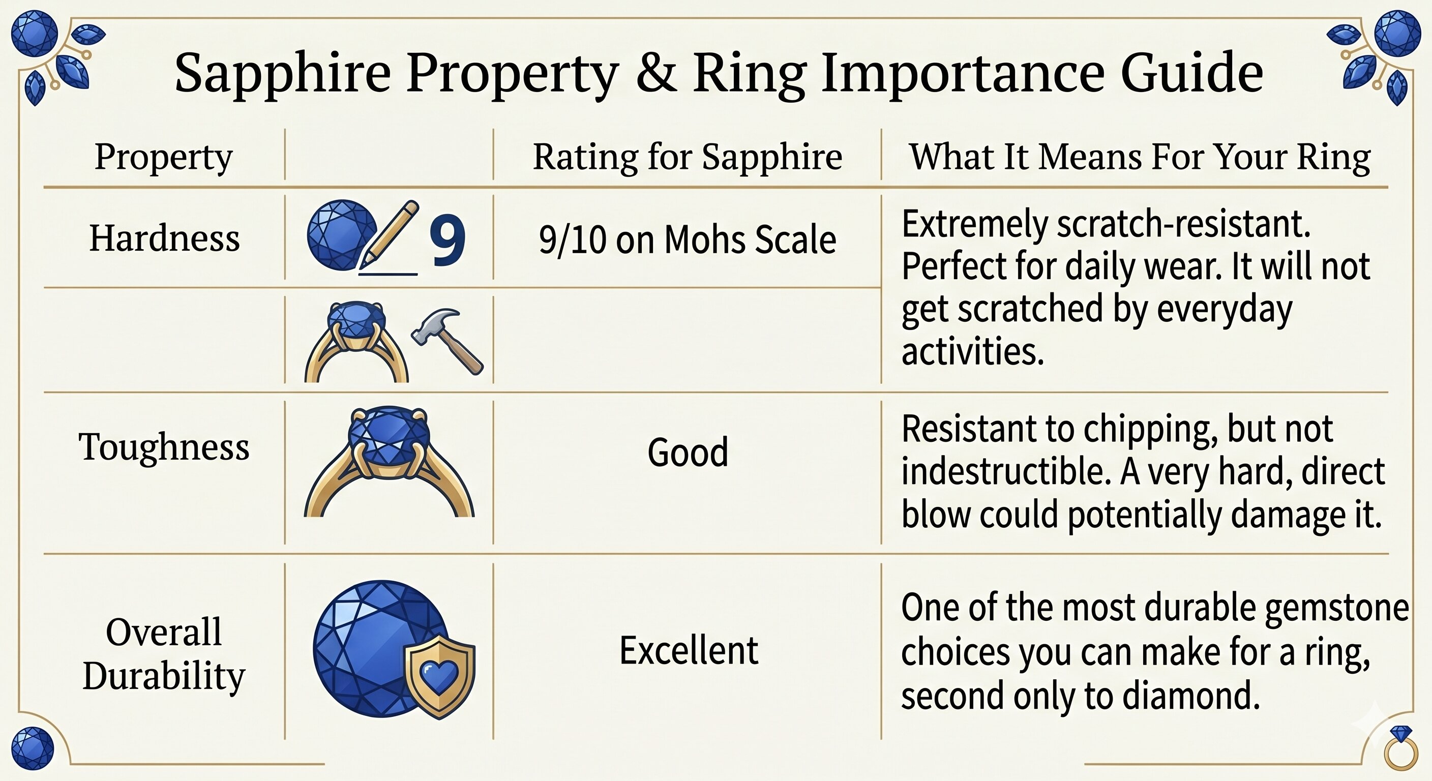 Sapphire Property ring importance guide